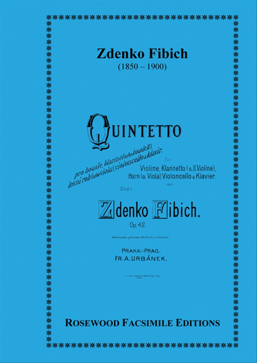 Quintet, Op. 42 A Clarinet scores gallery preview page 1