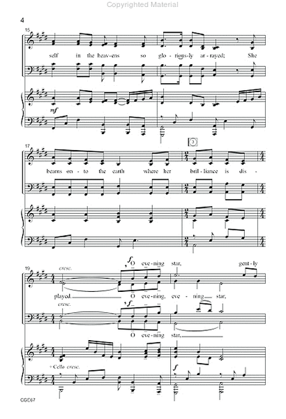 Evening Star (SATB) image number null