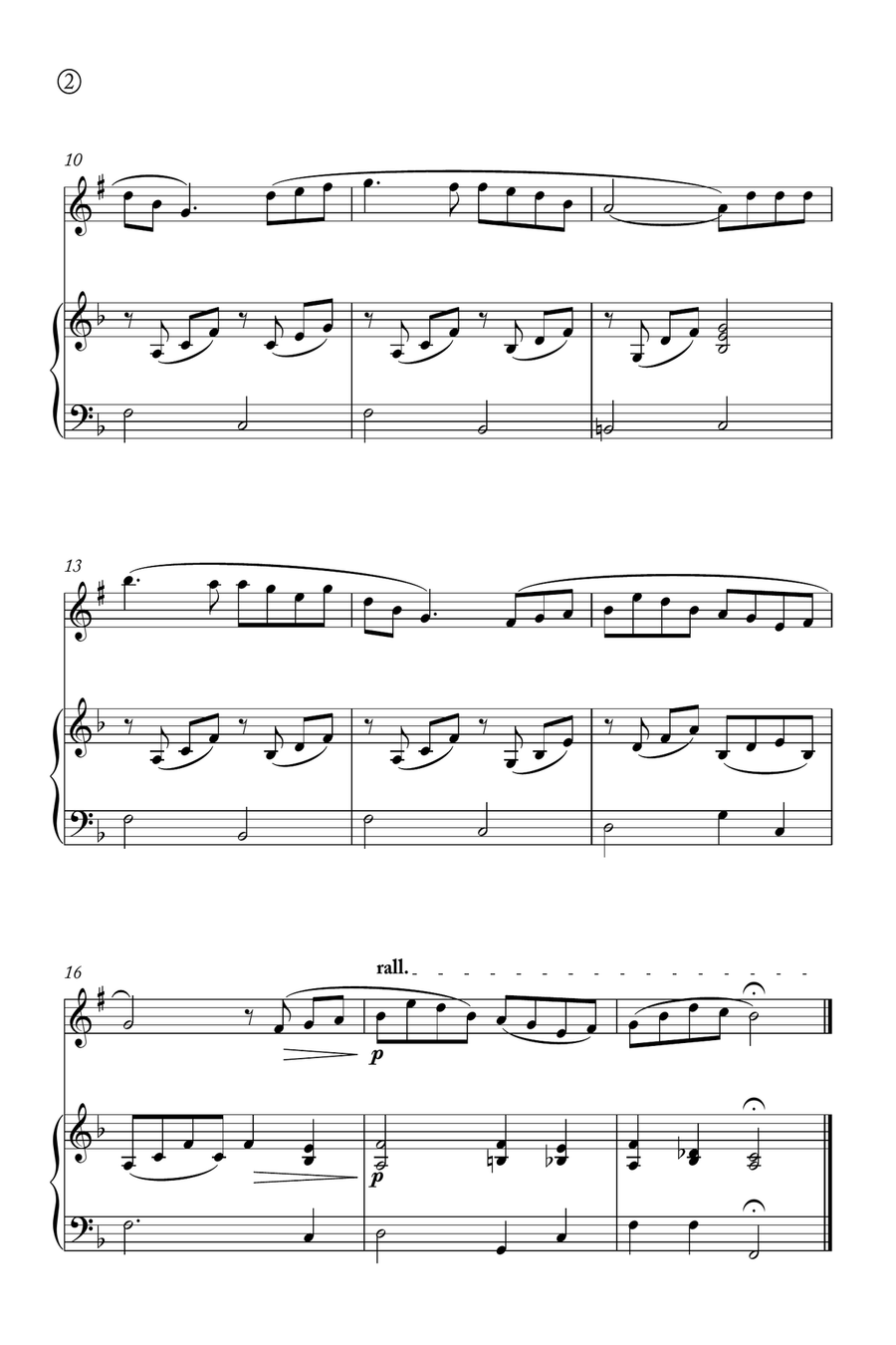 Londonderry Air Chamber Music scores gallery preview page 2
