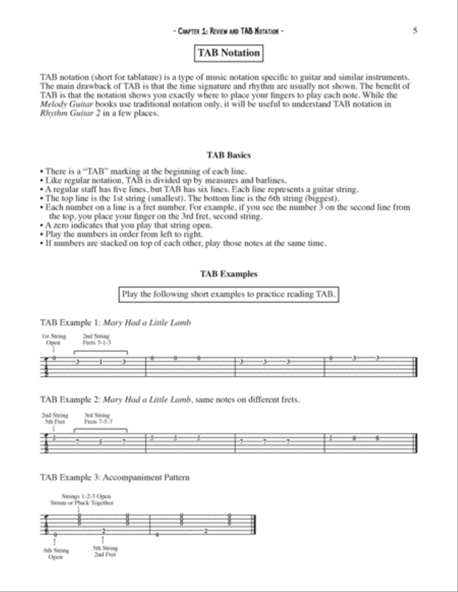 Rhythm Guitar Book 2: Open Chords and Comping Patterns Electric Guitar scores gallery preview page 5