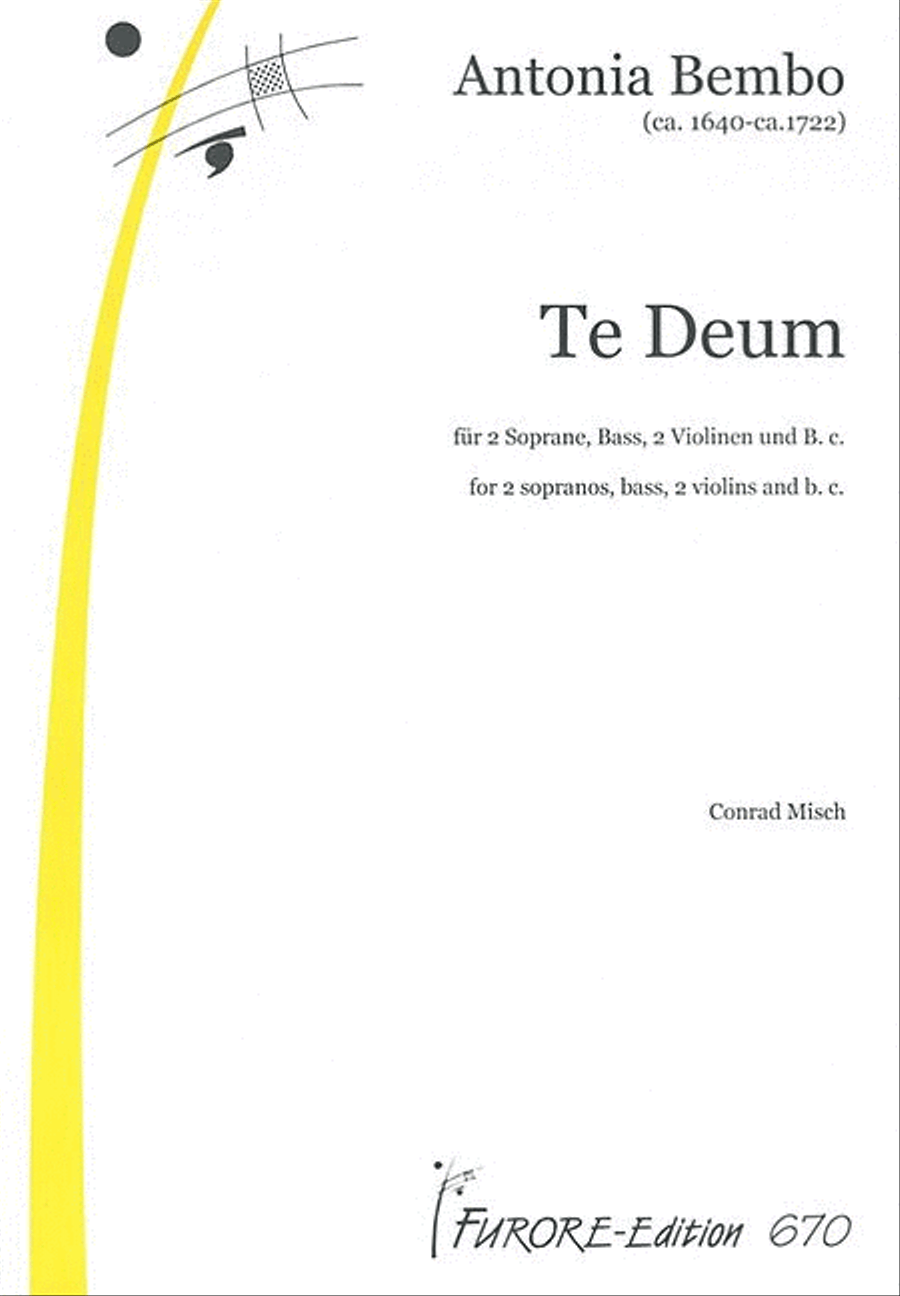 Te deum Te deum Choir scores gallery preview page 1