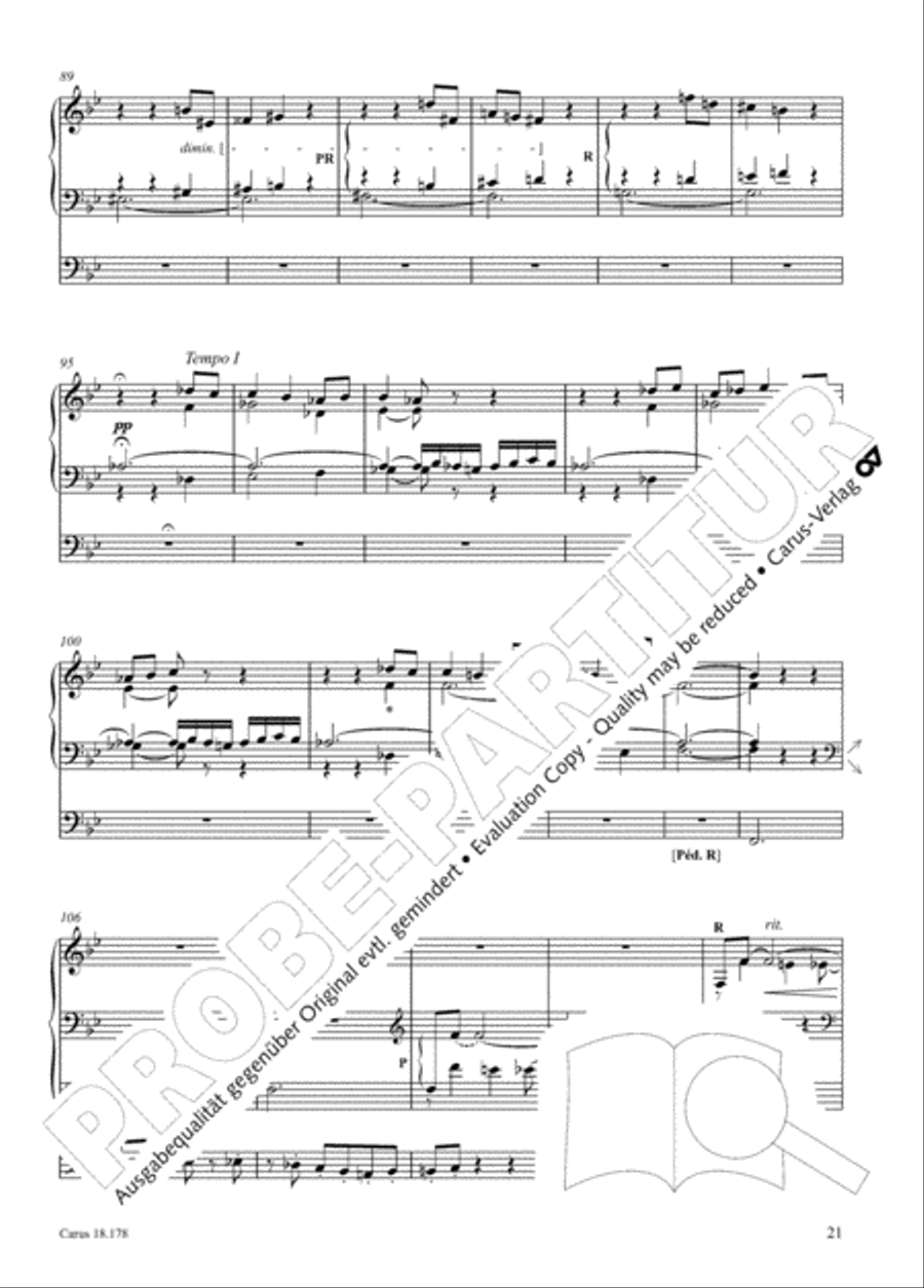 Symphonie No. II pour Orgue Organ scores gallery preview page 36