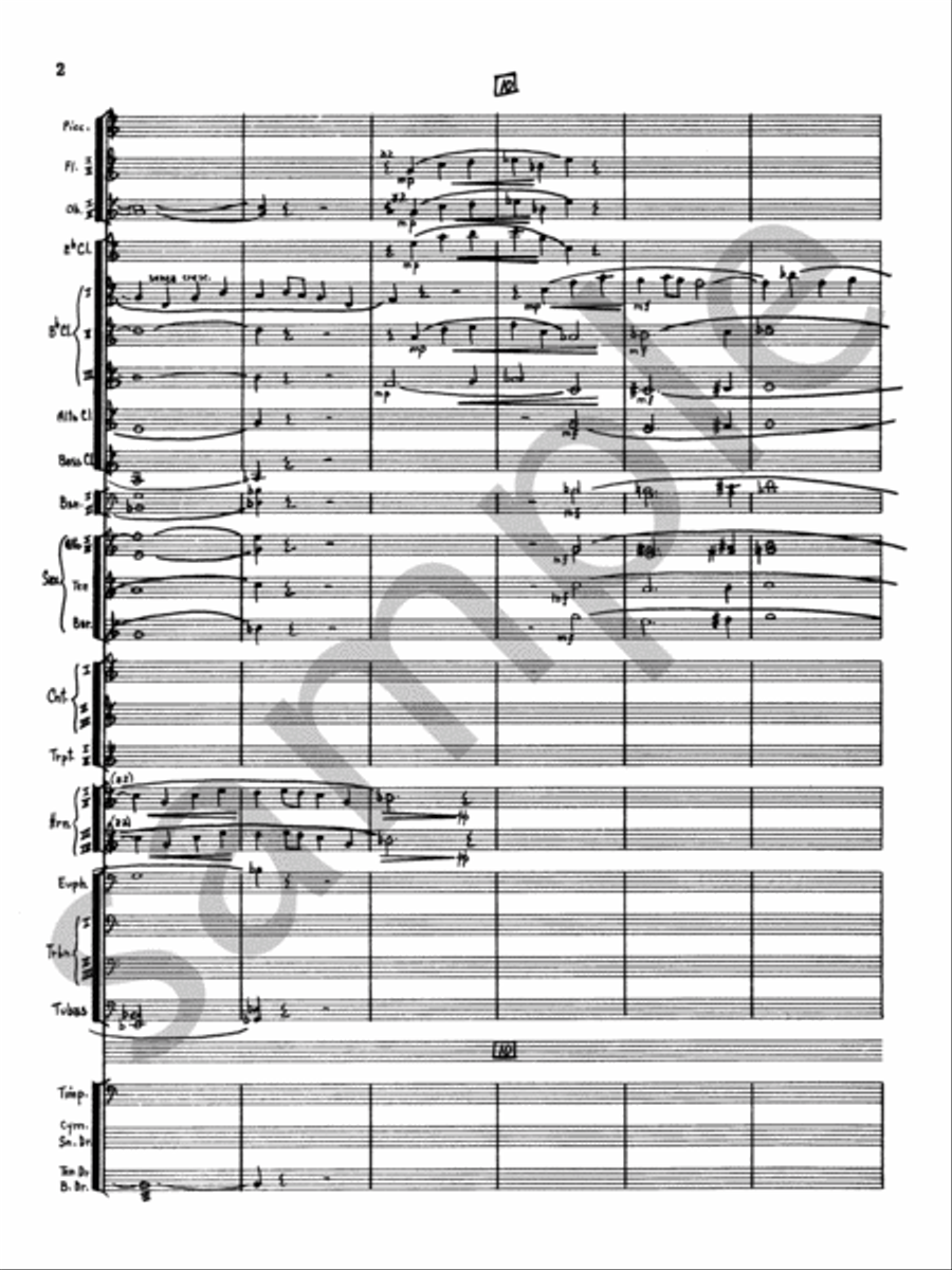 Serenade For Band Concert Band scores gallery preview page 6