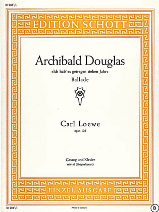 Archibald Douglas, Op. 128