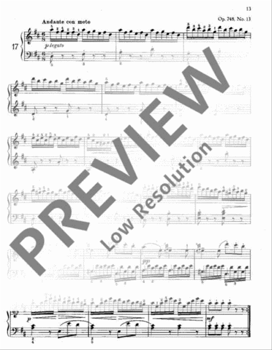 The practical Czerny Piano Solo scores gallery preview page 14