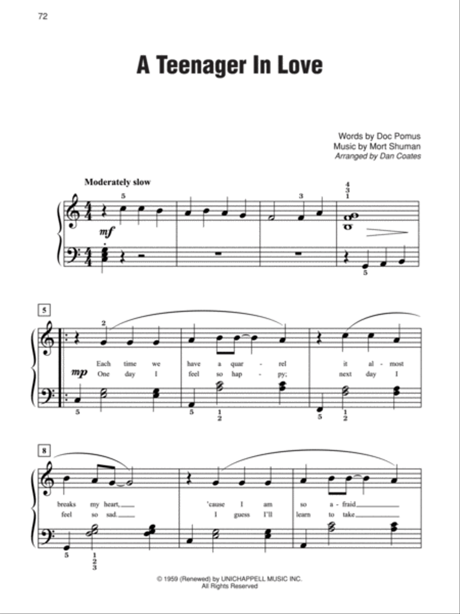 Simply Rock 50s Simply Rock 50s Easy Piano scores gallery preview page 4