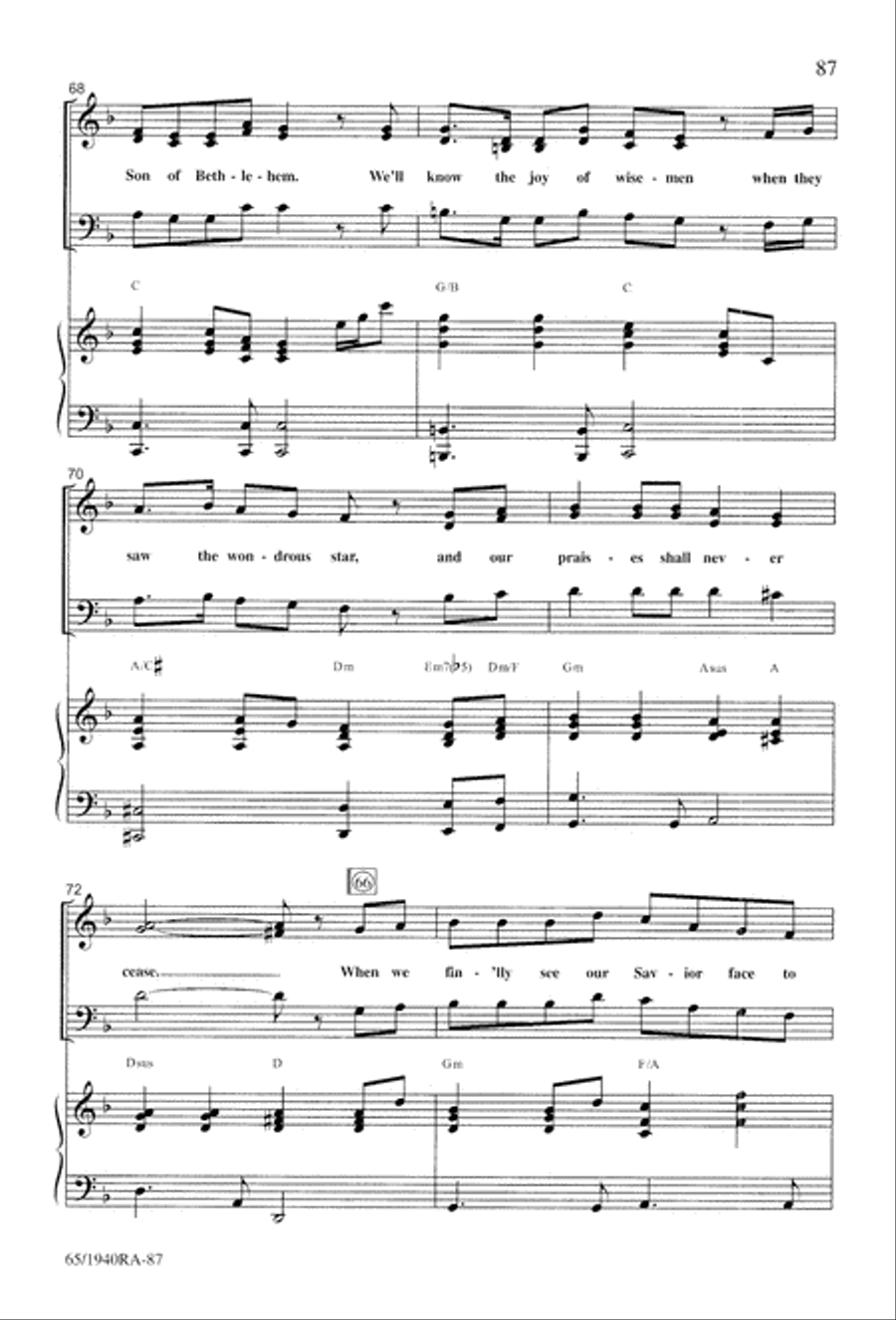 We Will Know Peace 3-Part scores gallery preview page 89