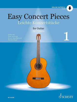 Book cover for Easy Concert Pieces Guitar – Volume 1
