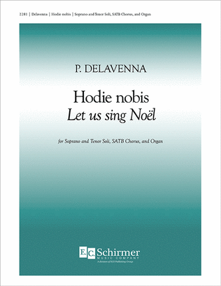Book cover for Hodie nobis (Let us sing Noël)