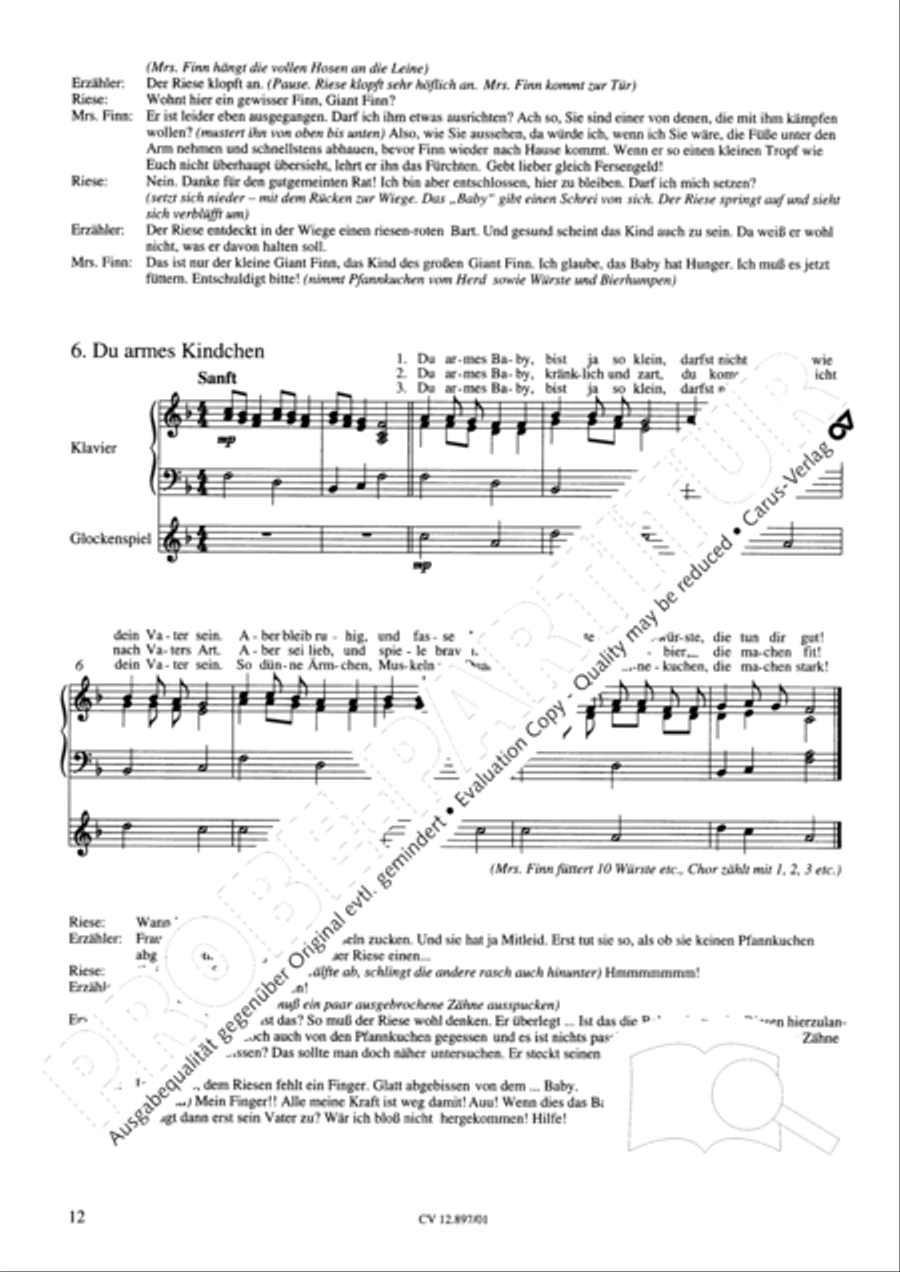 Giant Finn Unison Choir scores gallery preview page 12