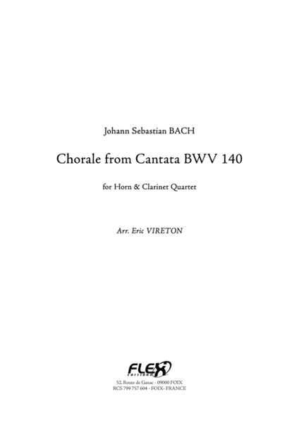 Chorale from Cantata BWV 140 image number null