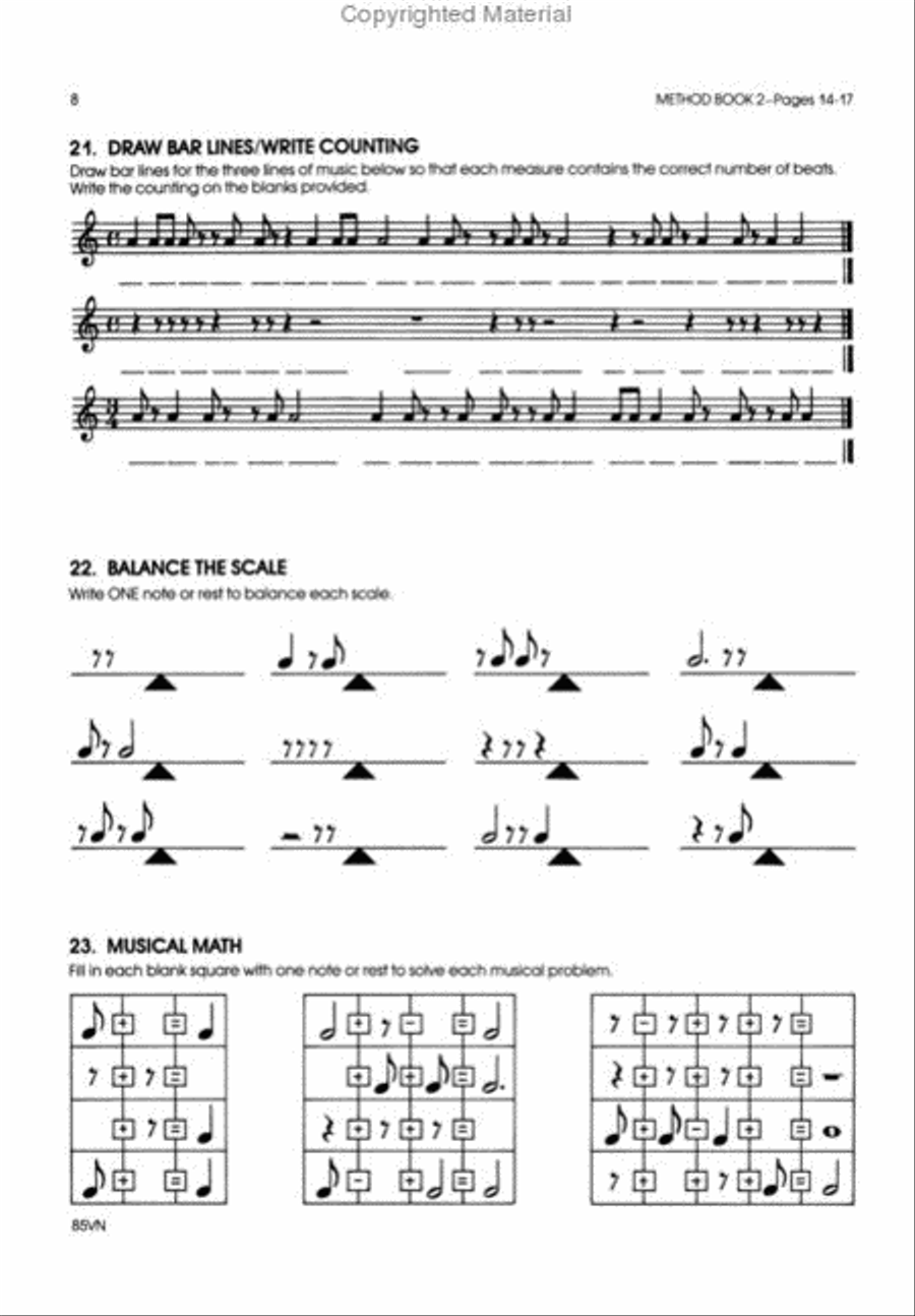 All For Strings Theory Workbook 2 - Violin Chamber Orchestra scores gallery preview page 2