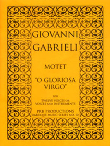 Motet, 'O gloriosa virgo' (score)