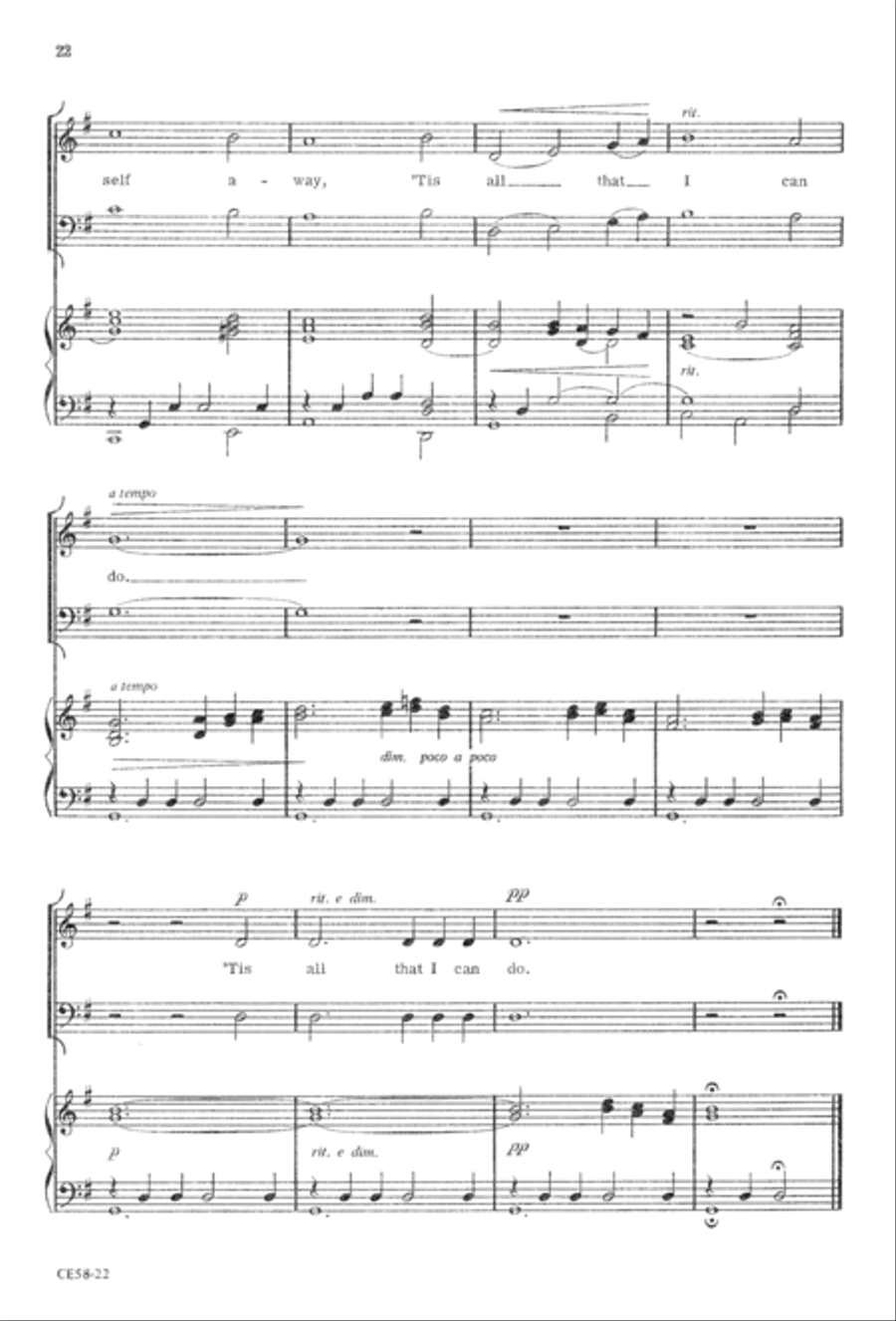 Do This in Remembrance of Me 4-Part scores gallery preview page 24