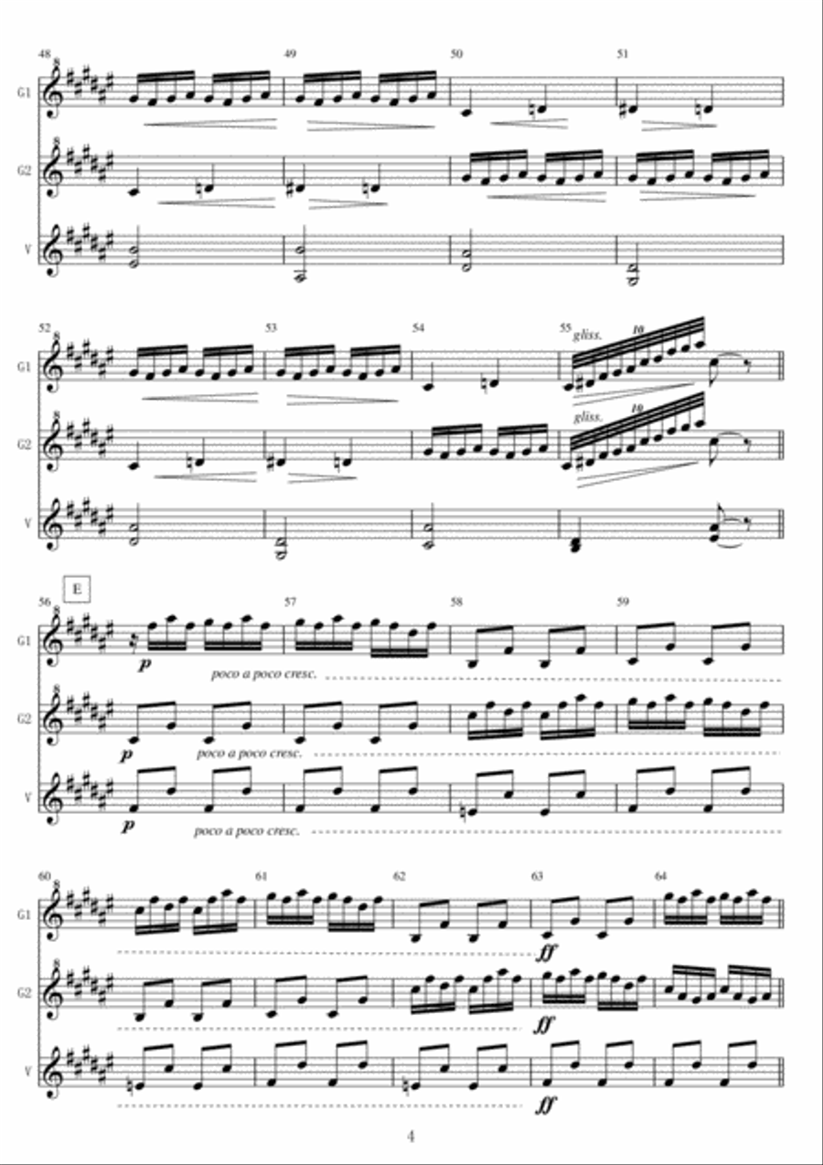<Mallet Trio> Laideronnette,impératrice des pagodes from Ma Mère l'Oye Percussion Ensemble scores gallery preview page 4