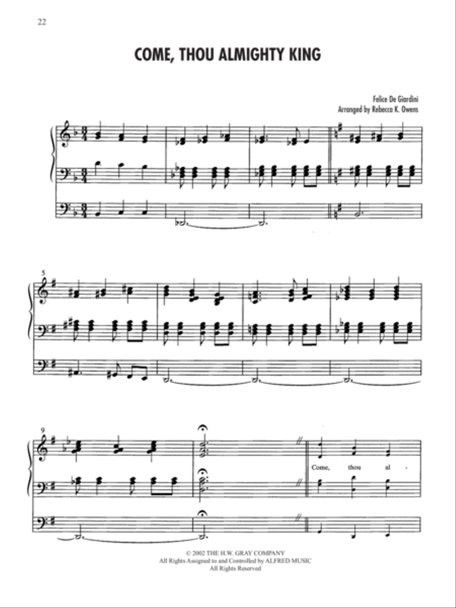 Sunday Morning Organist, Volume 4 Organ scores gallery preview page 3