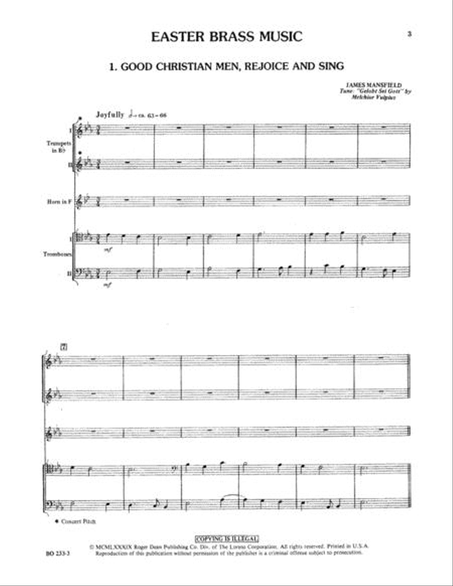 Easter Brass Music Horn scores gallery preview page 4