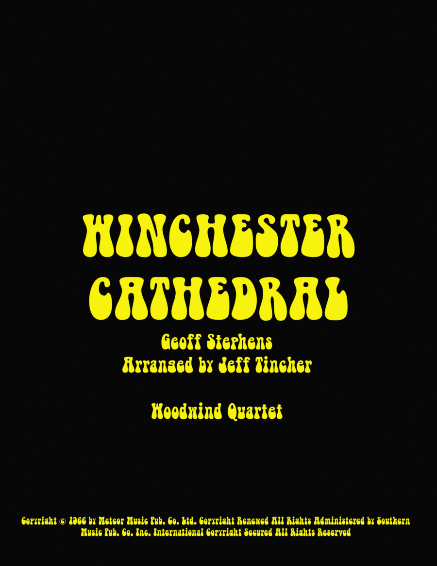 Winchester Cathedral Woodwind Quartet scores gallery preview page 1