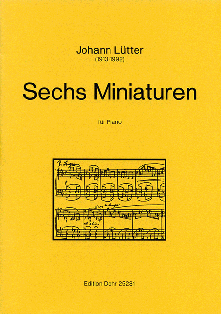 Sechs Miniaturen für Klavier
