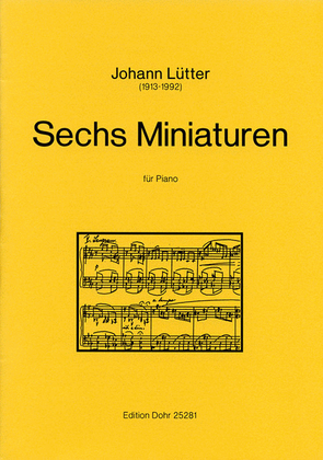 Sechs Miniaturen für Klavier