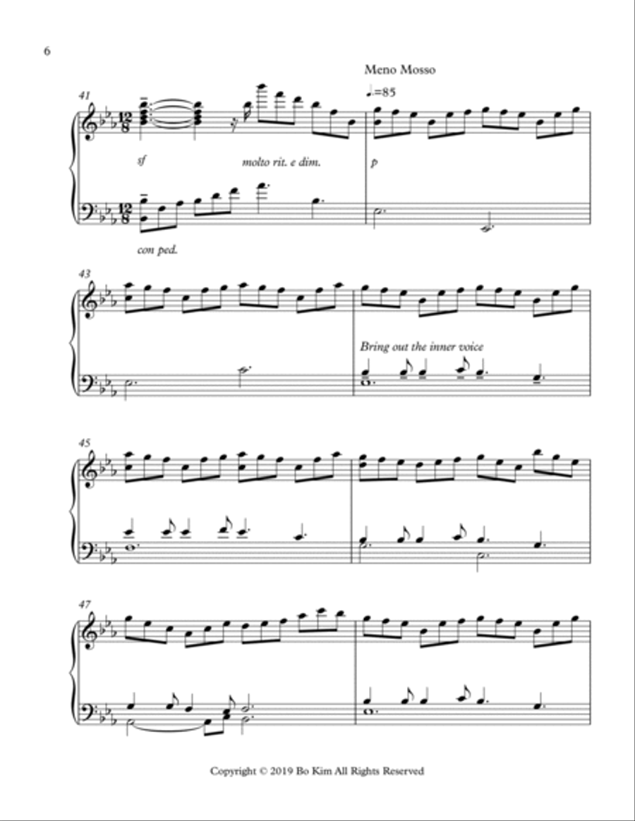 Bringing In The Sheaves (Sowing In The Morning) Piano Solo scores gallery preview page 6