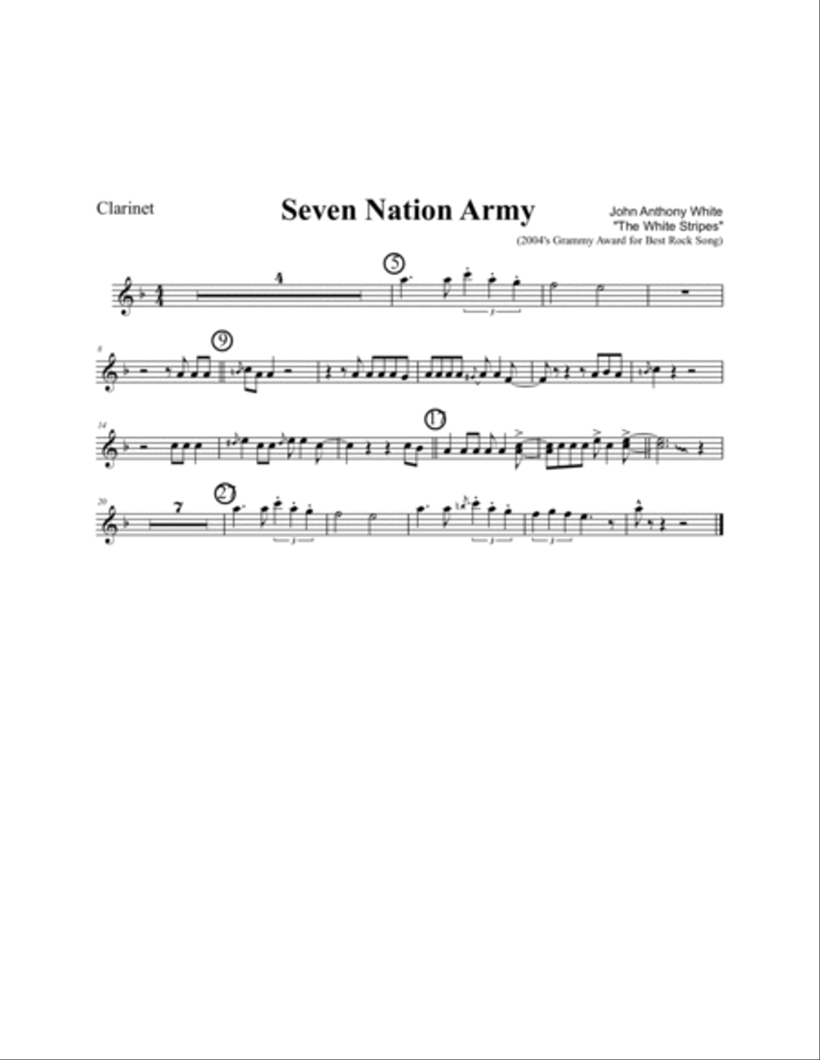 Seven Nation Army image number null