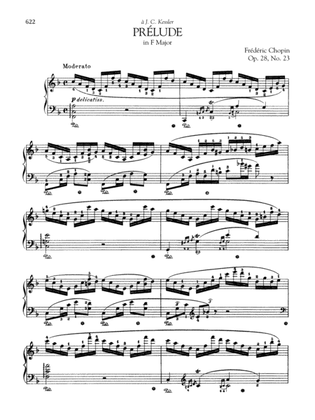 Book cover for Prélude in F Major, Op. 28, No. 23