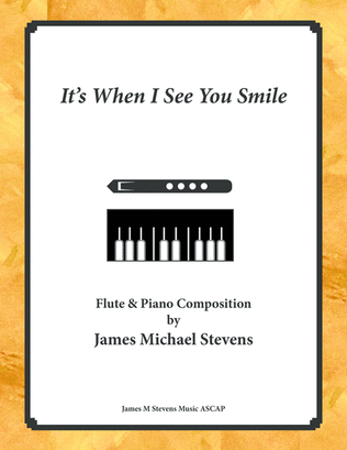 Book cover for It's When I See You Smile - Flute & Piano