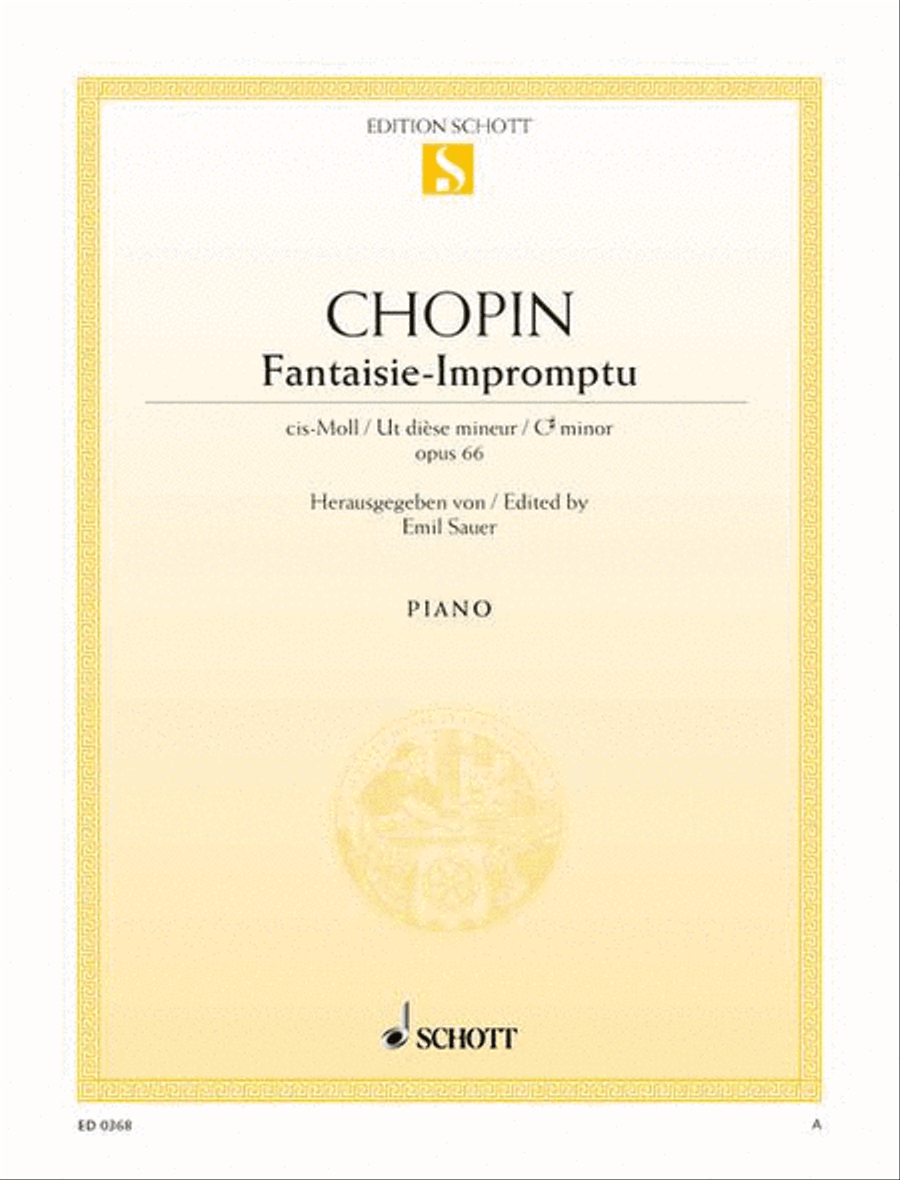 Fantaisie-Impromptu C-sharp minor, Op. 66 (posth.) Piano Solo scores gallery preview page 1