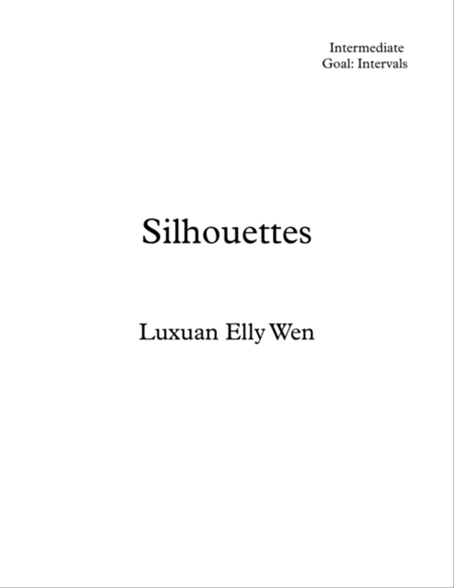 Silhouettes-A Chinese pentatonic music composed for intermediate pianist, as Lunar New Year special image number null