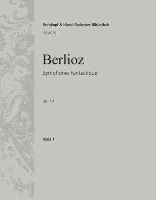Book cover for Symphonie fantastique Op. 14