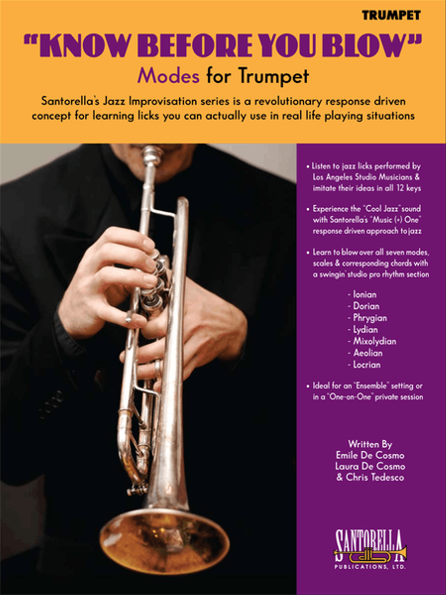 Know Before You Blow - Jazz Modes for Trumpet with CD Trumpet scores gallery preview page 1