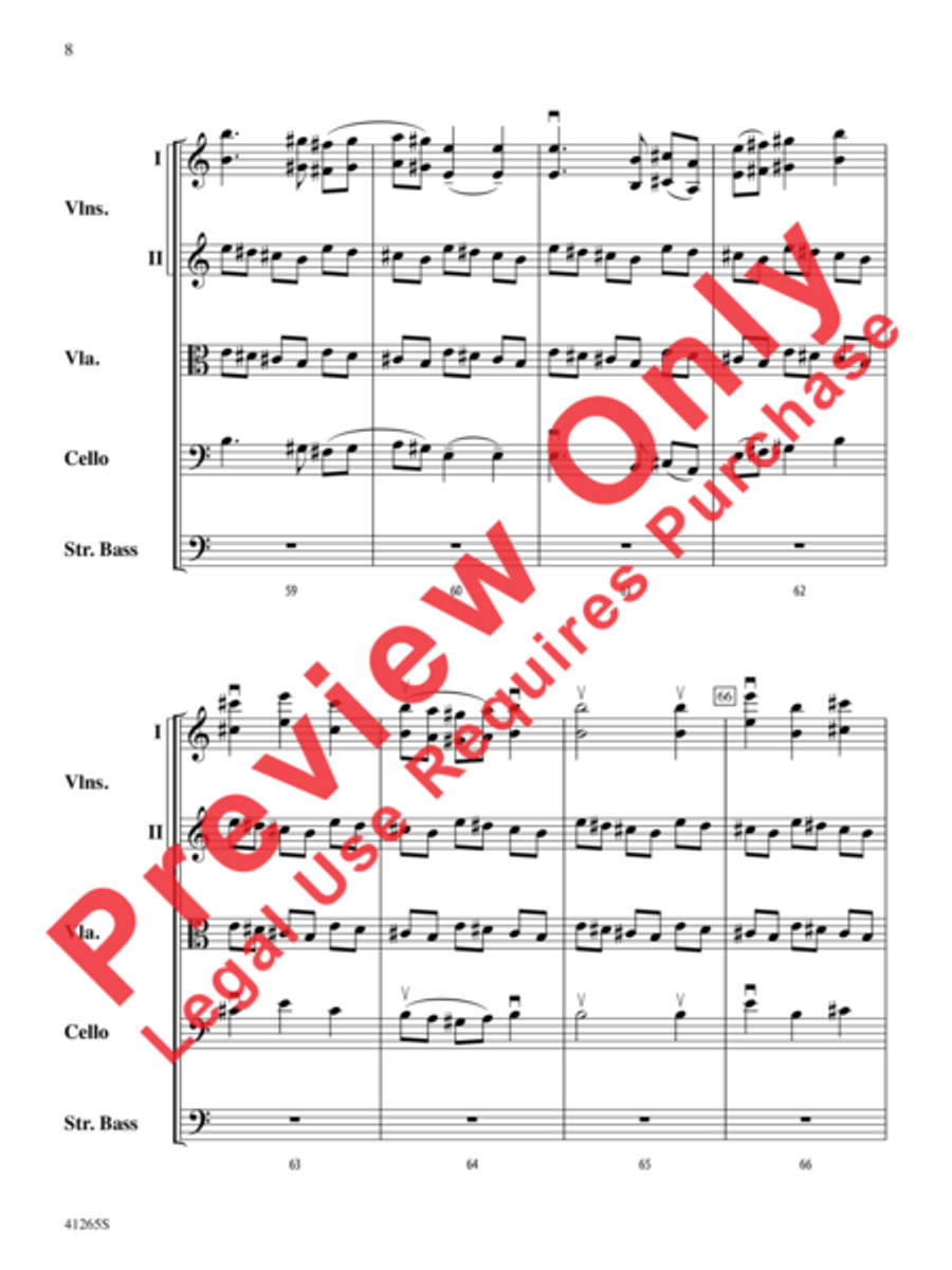 Country Song Country Song String Orchestra scores gallery preview page 9