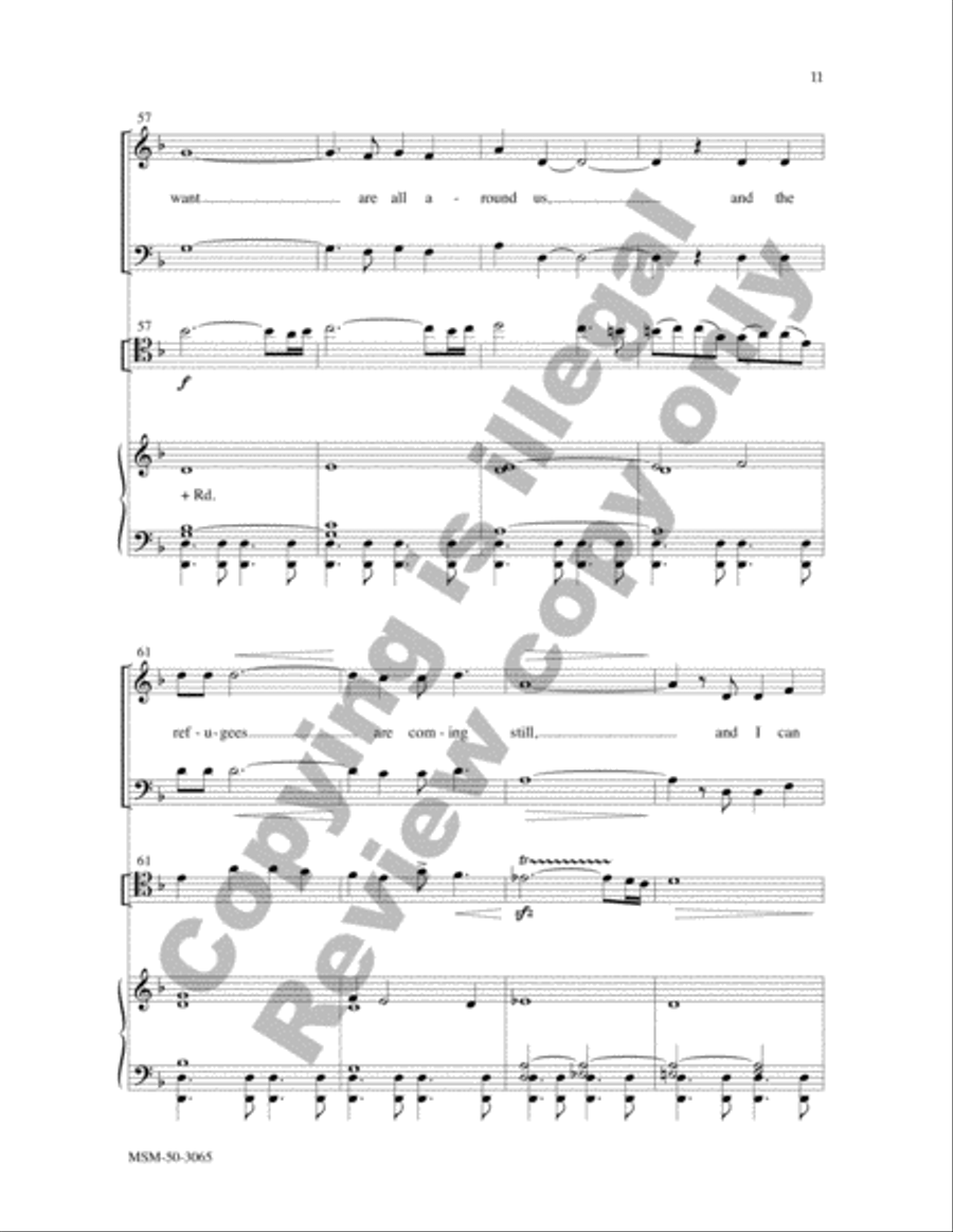 There's a Sunday Coming Soon 4-Part scores gallery preview page 10