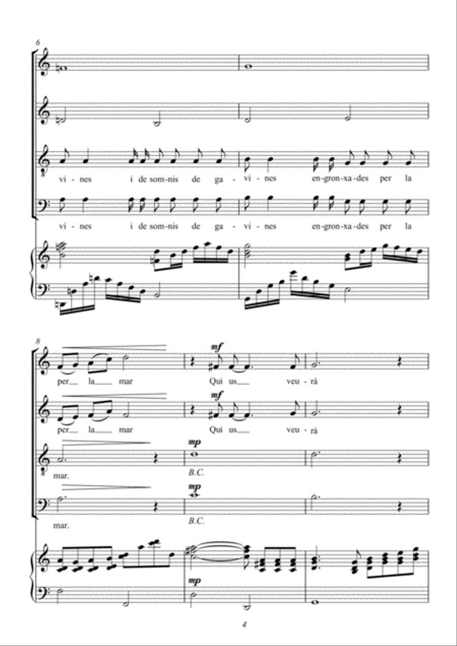 Les illes 4-Part scores gallery preview page 4