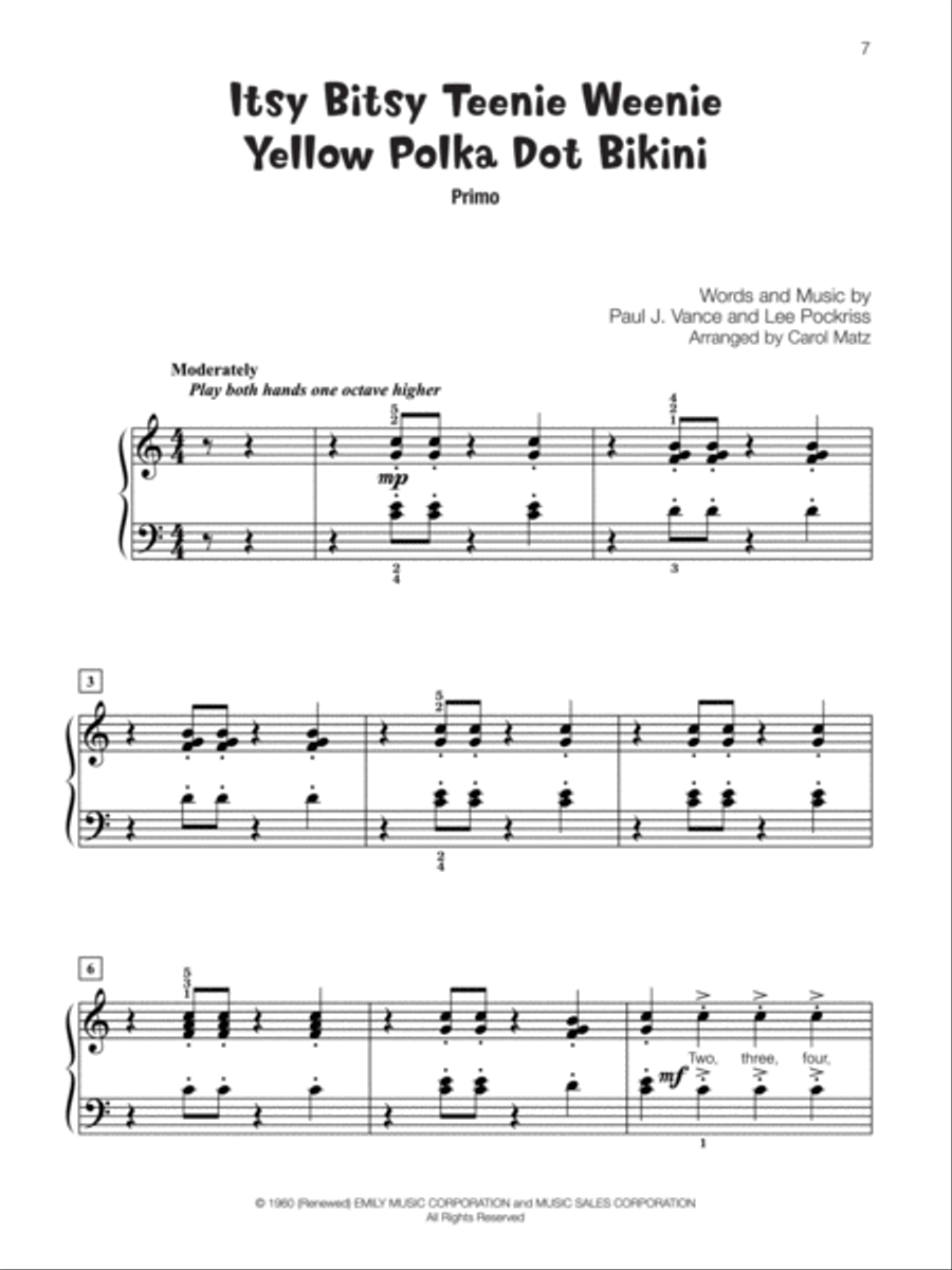 Famous & Fun Pop Duets, Book 4 Small Ensemble scores gallery preview page 6