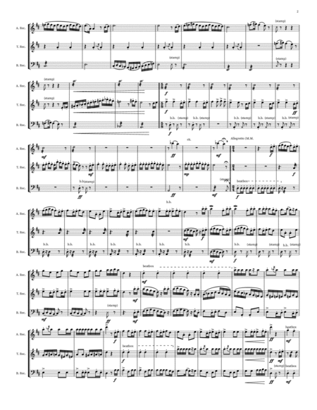Variations on Sur le quai de la Ferraille for alto, tenor and bass recorders image number null