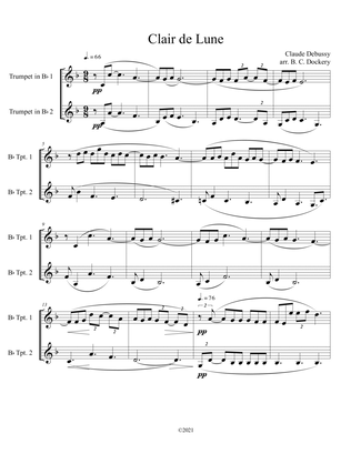 Clair de Lune (Trumpet Duet)