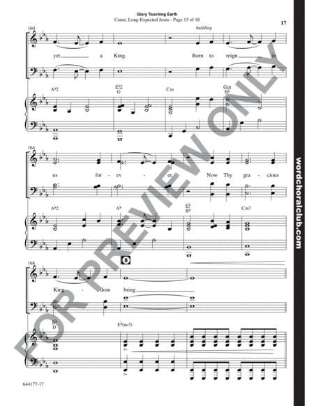 Glory Touching Earth - Choral Book