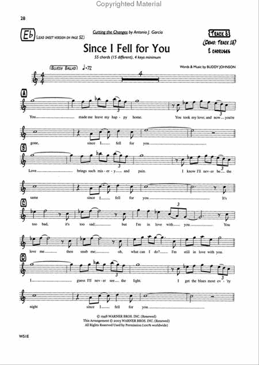 Cutting The Changes: Jazz Improvisation Via Key Centers - E Flat Edition E-Flat Instrument scores gallery preview page 4
