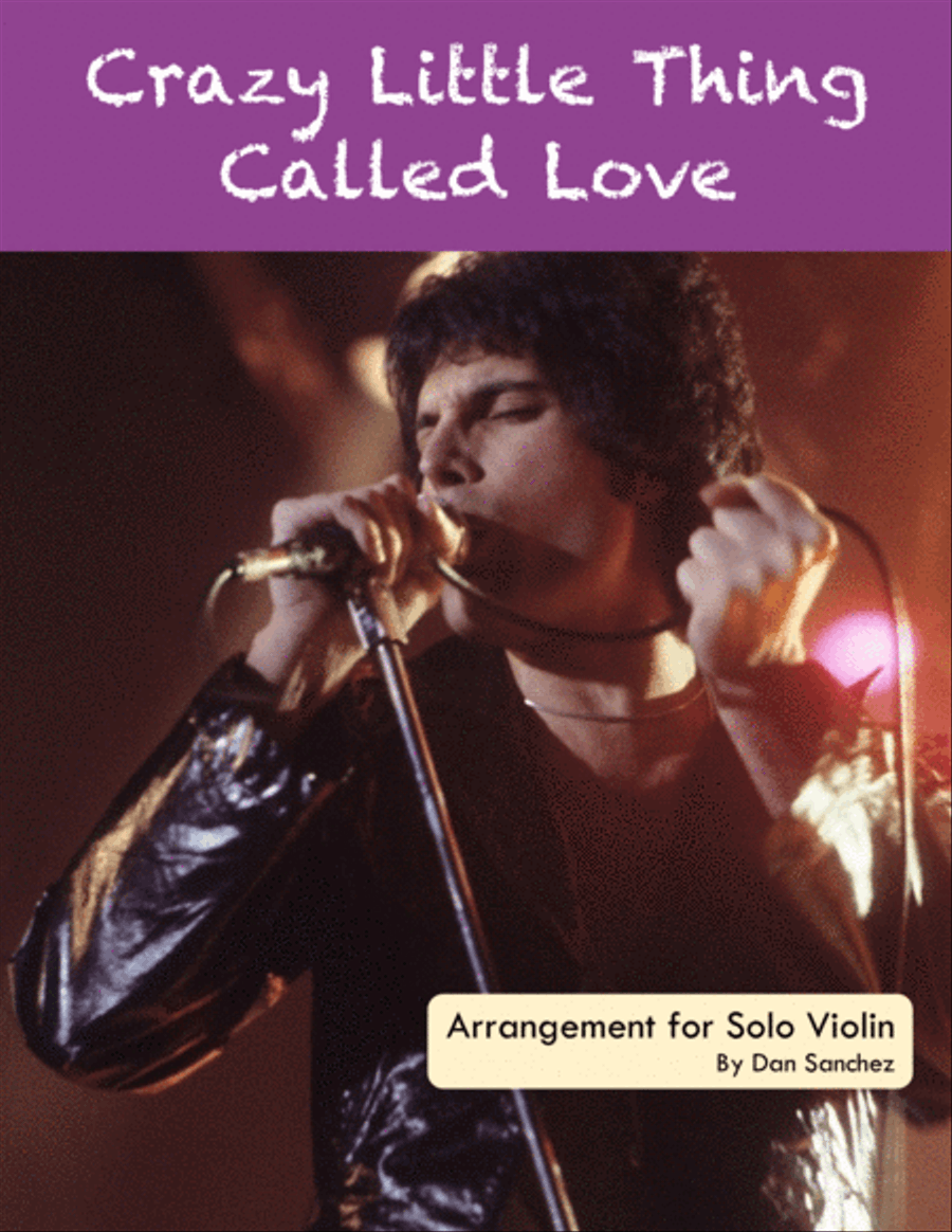 Crazy Little Thing Called Love Violin Solo scores gallery preview page 1