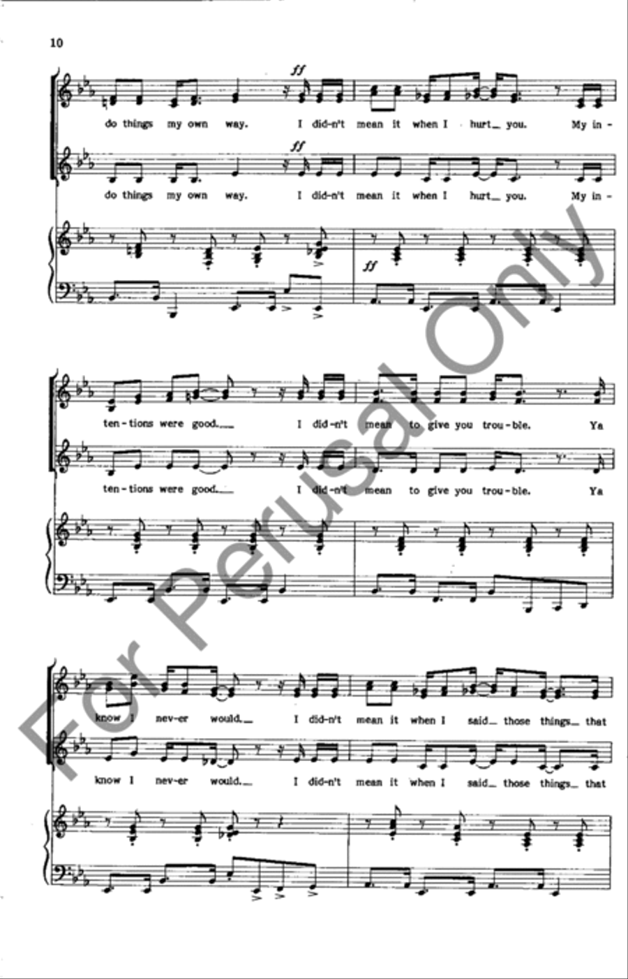 I Didn't Mean It I Didn't Mean It SSA scores gallery preview page 10