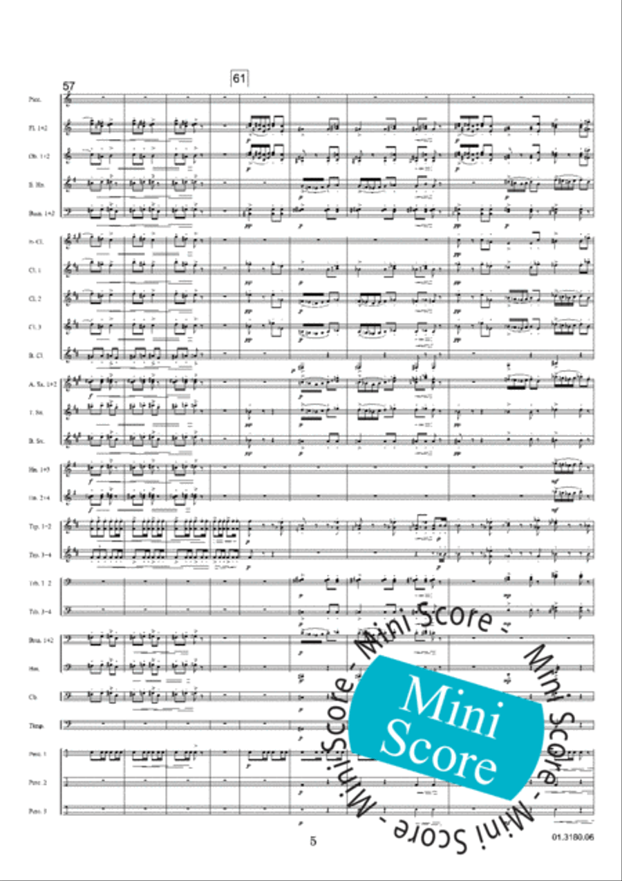 Toward a New Life Concert Band scores gallery preview page 9