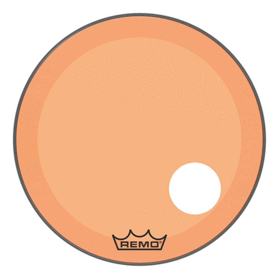 Bass, Powerstroke 3, Colortone, 24“ Diameter, Orange, 5” Offset Hole