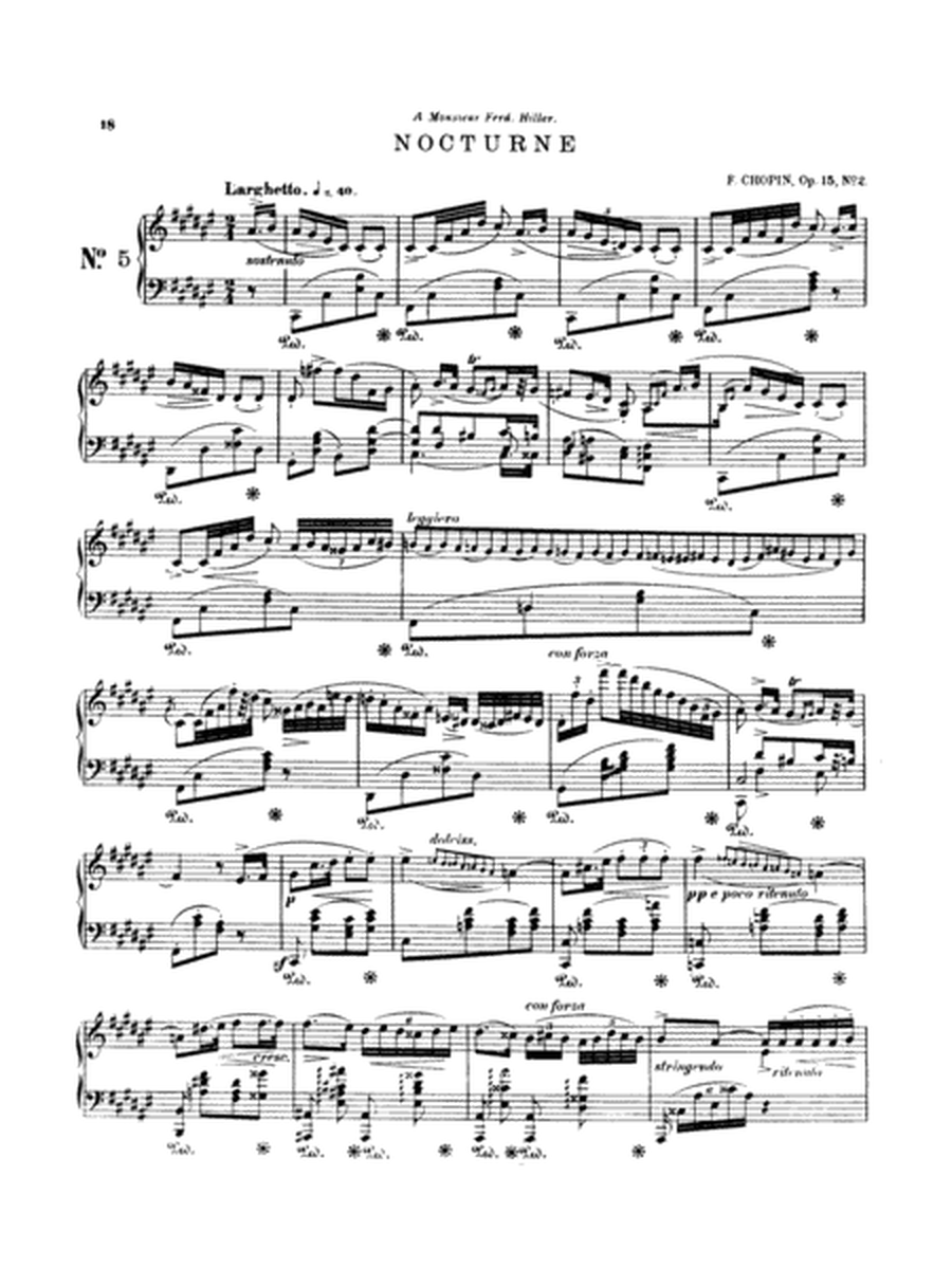 Chopin: Nocturne Op. 15, No. 2 (Ed. Franz Liszt)