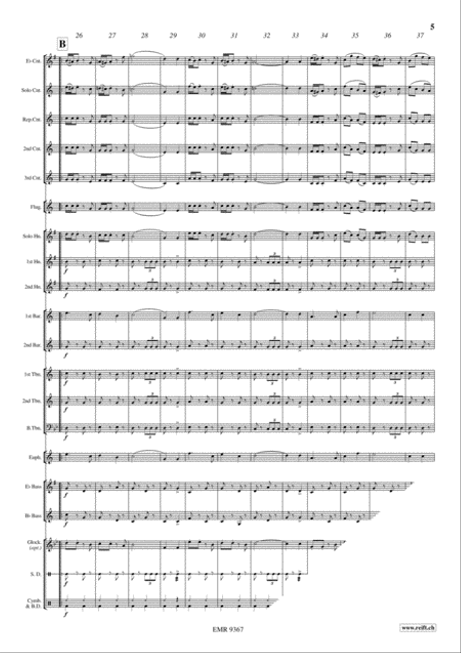 Der Simplonadler Der Simplonadler Brass Band scores gallery preview page 6