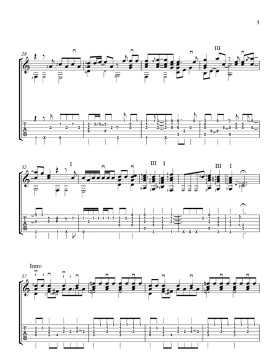 Changes Guitar Solo scores gallery preview page 3