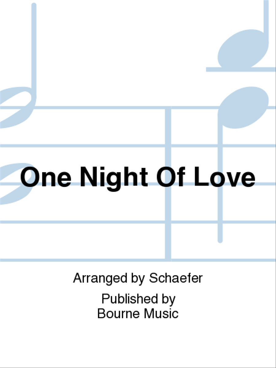 One Night Of Love Jazz Ensemble scores gallery preview page 1