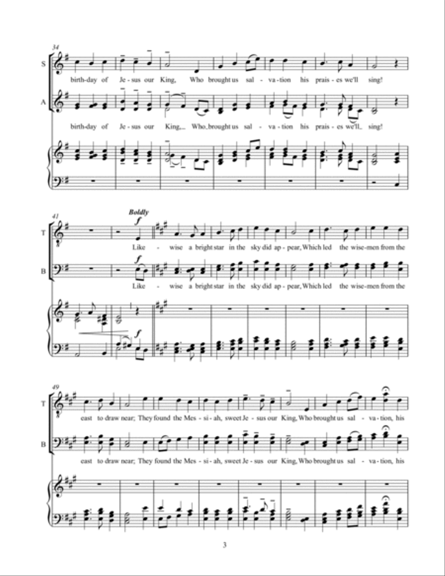 The Gallery Carol Divisi scores gallery preview page 3