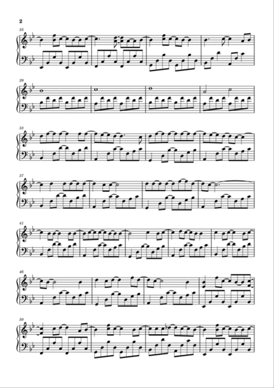 How To Save A Life Piano Solo scores gallery preview page 2